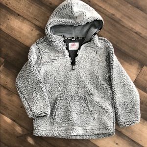Justice Sherpa, girls size 12, grey/charcoal, NWOT
